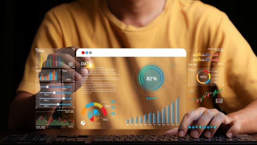 dashboard de SEO prático mostrando tráfego qualificado